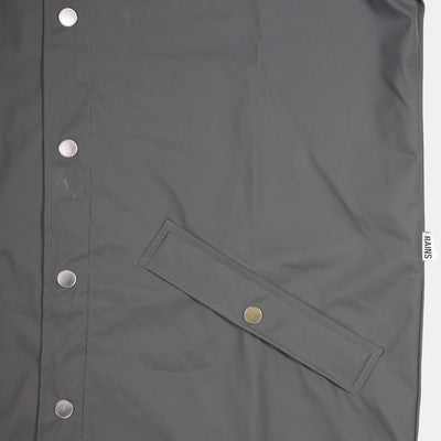 Rains Jacket / Size M / Short / Mens / Grey / Polyurethane