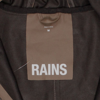 Rains Jacket / Size M / Mid-Length / Mens / Brown / Polyurethane