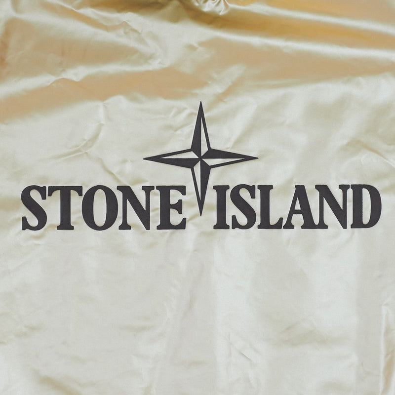 Stone Island Iridescent Jacket / Size L / Short / Mens / Gold / Polyamide