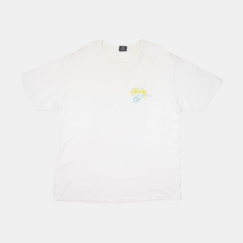 Stussy Super Bloom T-Shirt  / Size XL / Mens / MultiColoured / Cotton