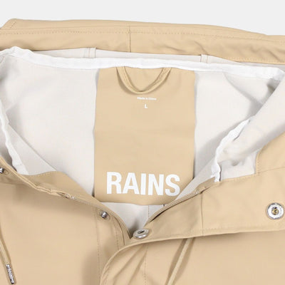 Rains Jacket / Size M / Mid-Length / Mens / Beige / Polyurethane