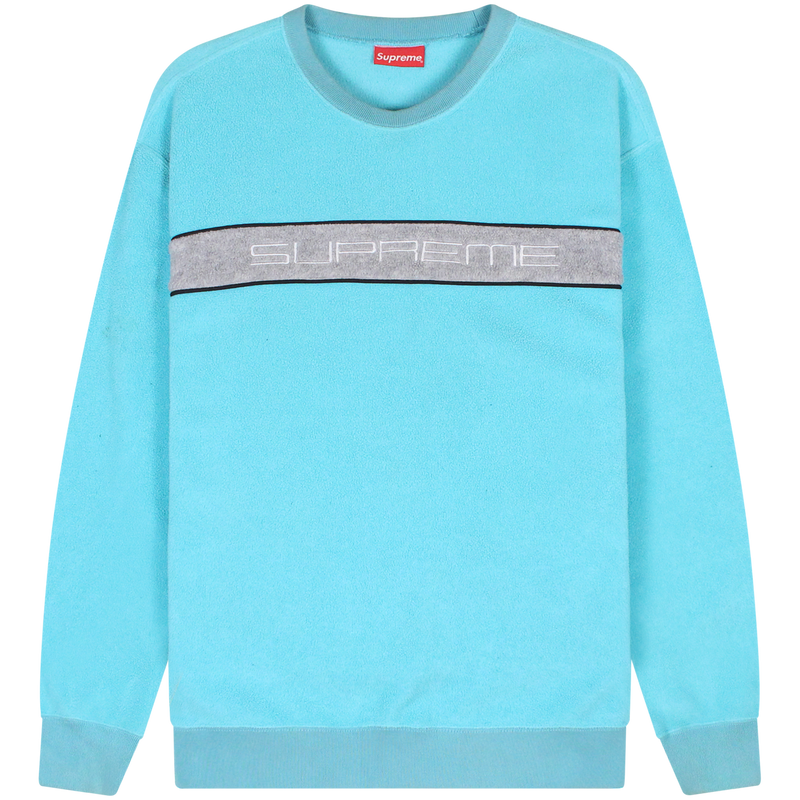 Supreme Blue Polartec Crew Sweatshirt Size Extra Large / Size XL / Mens / B...