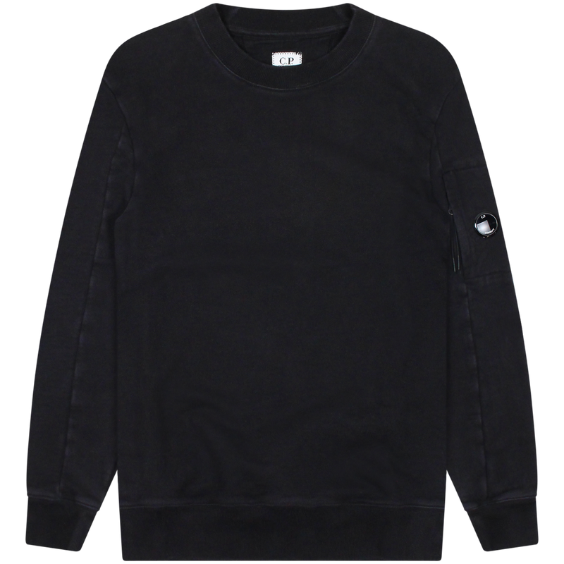 C.P. Company Black Lens Sleeve Sweater Size M / Size M / Mens / Black / Cot...