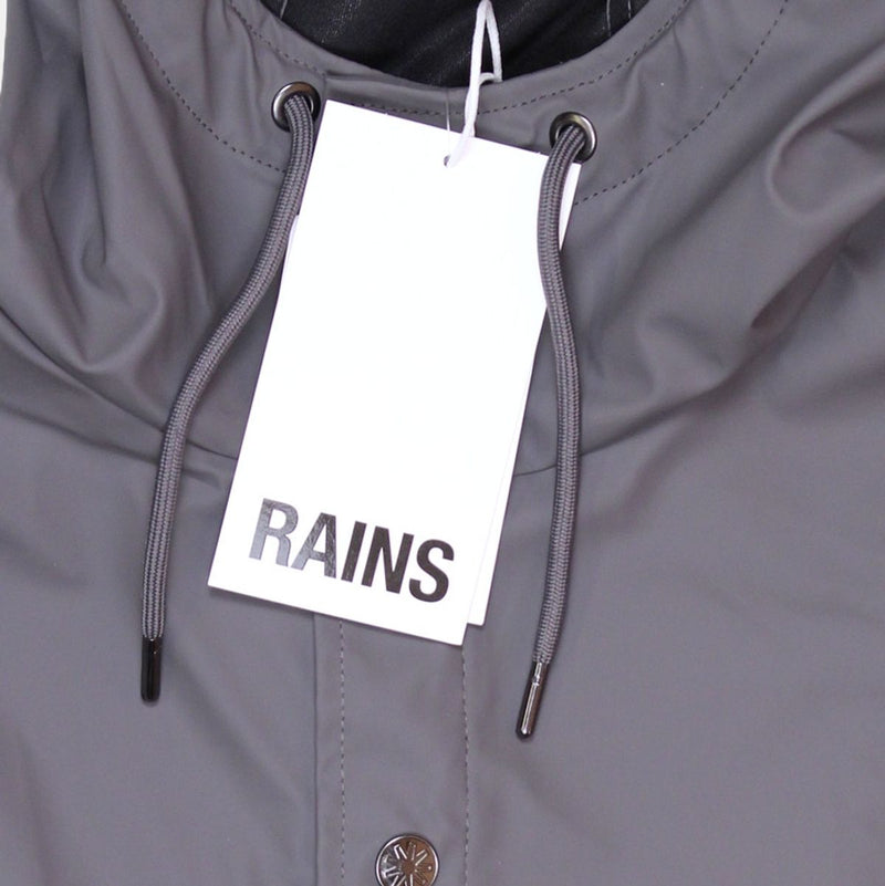 Rains Jacket / Size XL / Mid-Length / Mens / Grey / Polyester