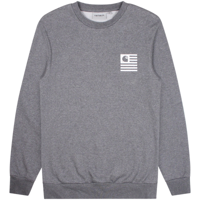 Carhartt WIP Grey State Sports Sweater Size Medium / Size M / Mens / Grey /...