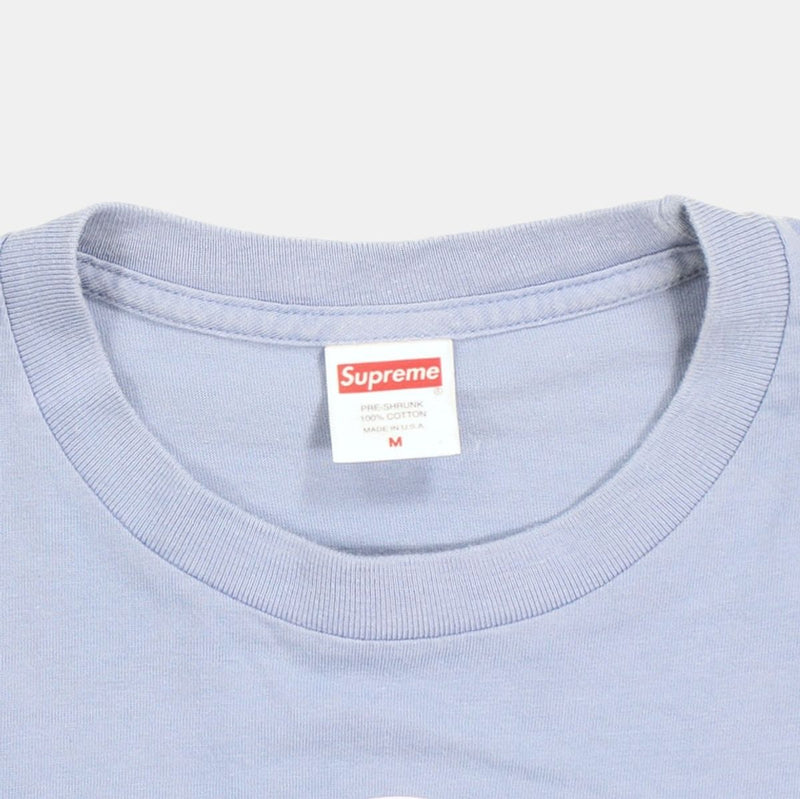 Supreme T-Shirt / Size M / Mens / Blue / Cotton