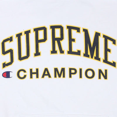 Supreme x Champion Hoodie / Size M / Womens / White / Cotton
