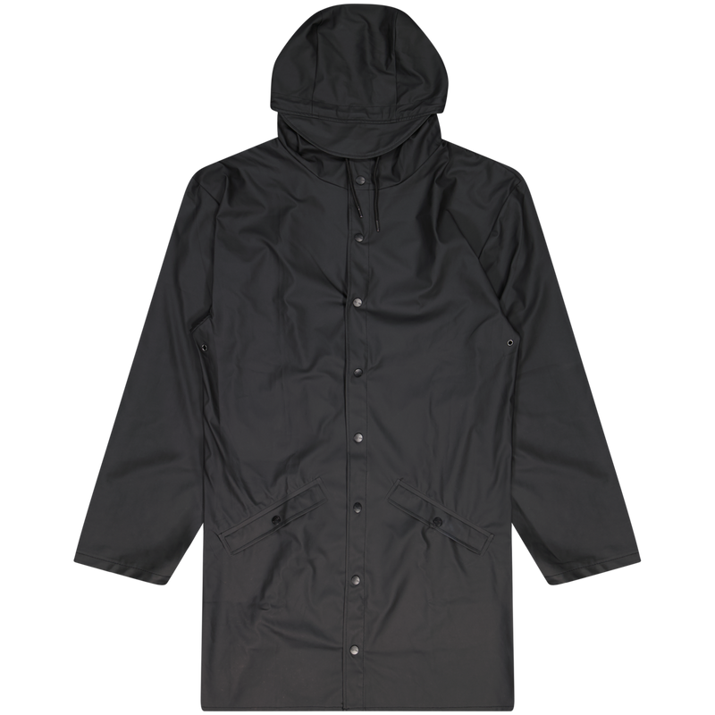 Rains Black Long Jacket Size L/XL  / Size XL / Mens / Black / Other / RRP £95.00