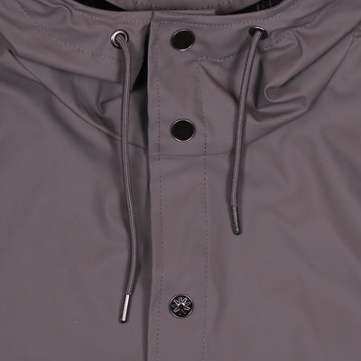 Rains Jacket / Size M / Mid-Length / Mens / Grey / Polyurethane