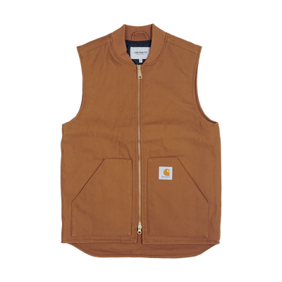 Carhartt WIP Brown Canvas Vest Size Small / Size S / Mens / Brown / Cotton ...