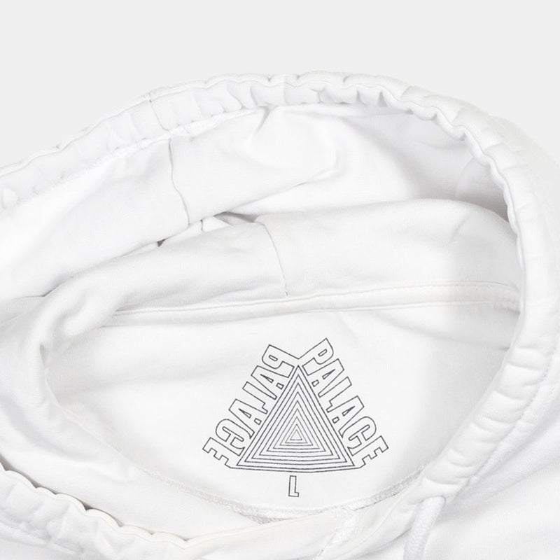 Palace Pullover Hoodie / Size L / Mens / White / Cotton