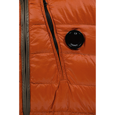 C.P. Company Orange Nylon Contrast Hood Down Jacket Size Meduim / Size M / ...