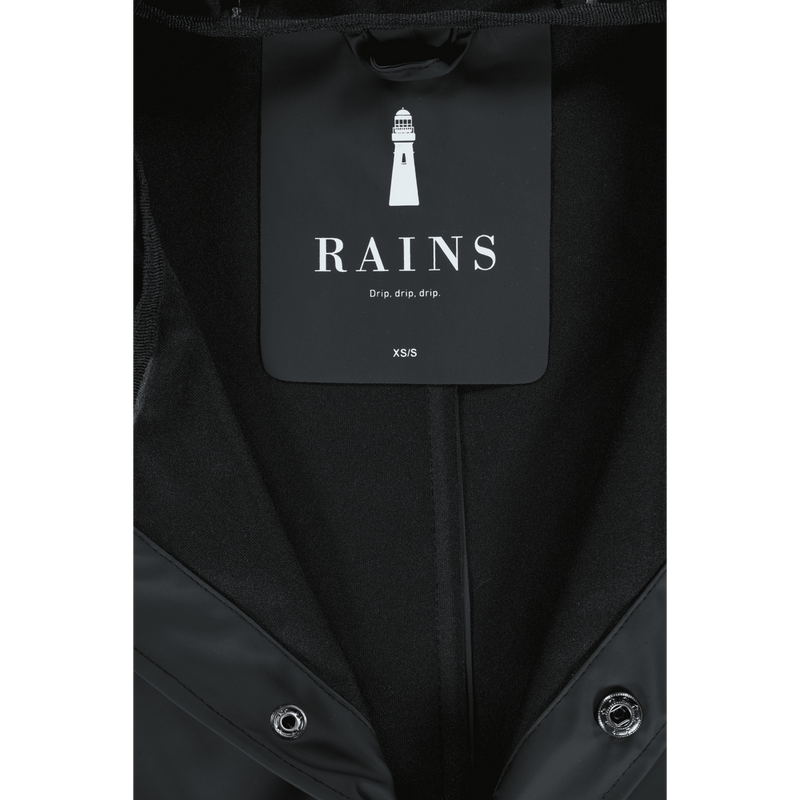 Rains Black Long Jacket Size Extra Small / Size XS / Mens / Black / Other /...