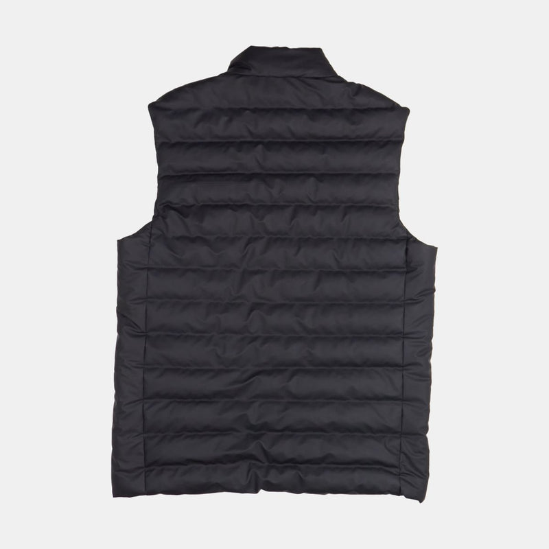 Rains Trekker Vest / Size S / Mid-Length / Mens / Black / Polyester
