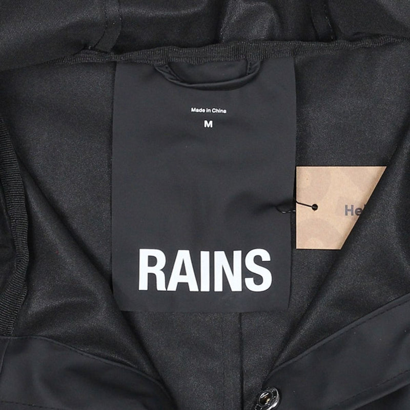 Rains Coat / Size M / Mid-Length / Mens / Black / Polyurethane