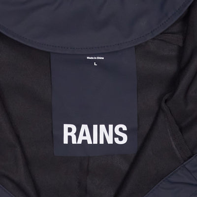 Rains Jacket / Size L / Mid-Length / Womens / Blue / Polyester