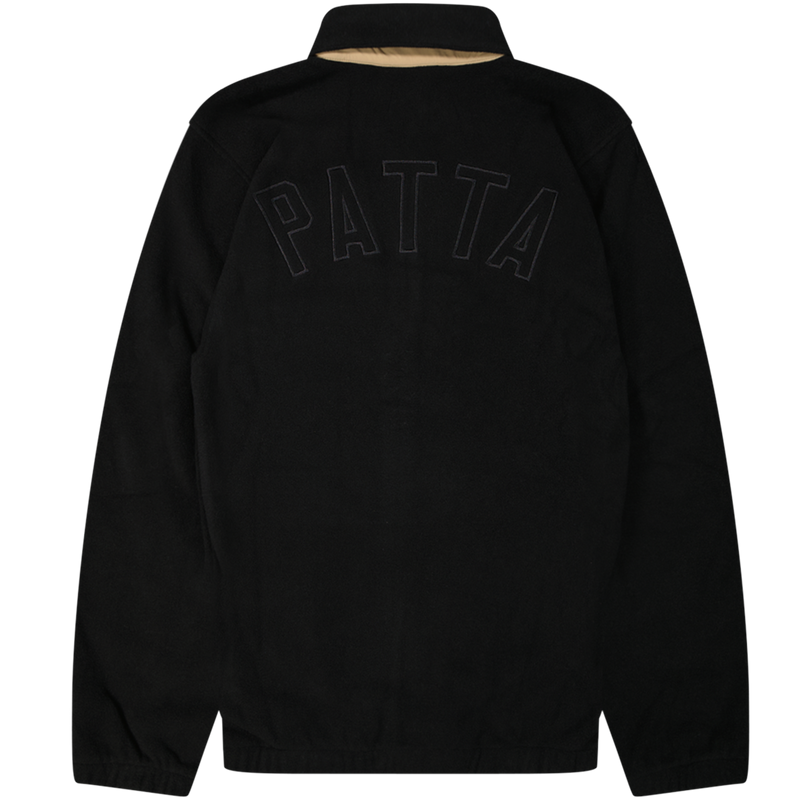 Patta Black Polar Fleece Jacket Size XL / Size XL / Mens / Black / Polyeste...