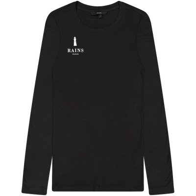 Rains Black Fleece Sweatshirt Size L / Size L / Mens / Black / RRP £65.00