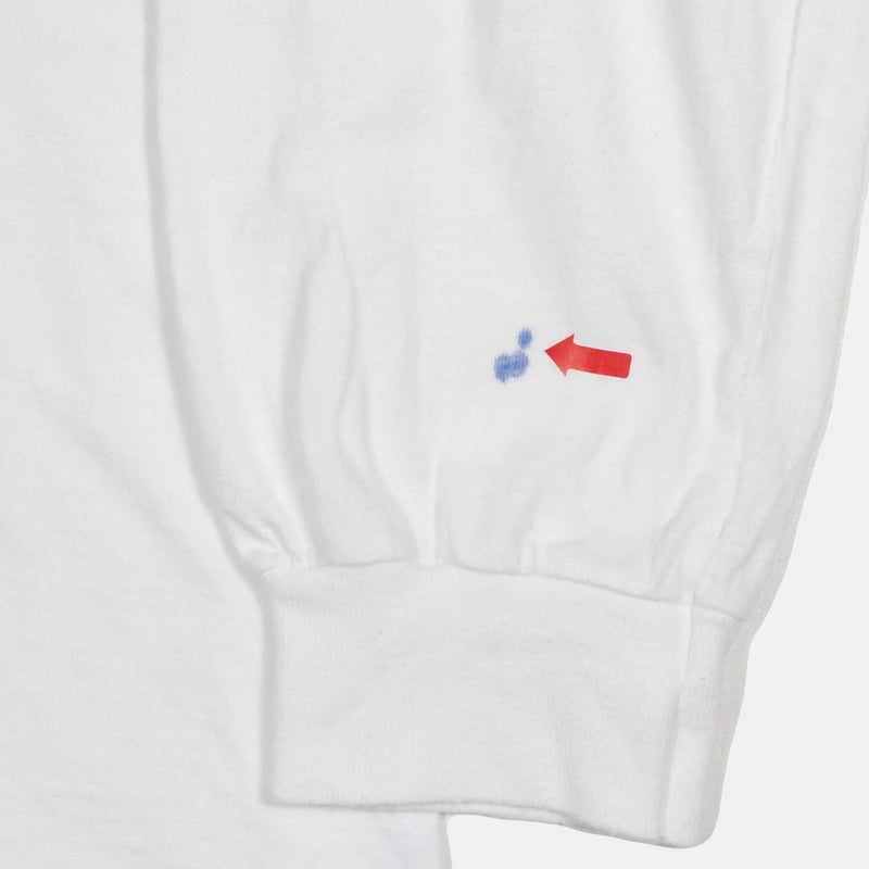 Supreme Long Sleeve T-Shirt / Size M / Mens / White / Cotton