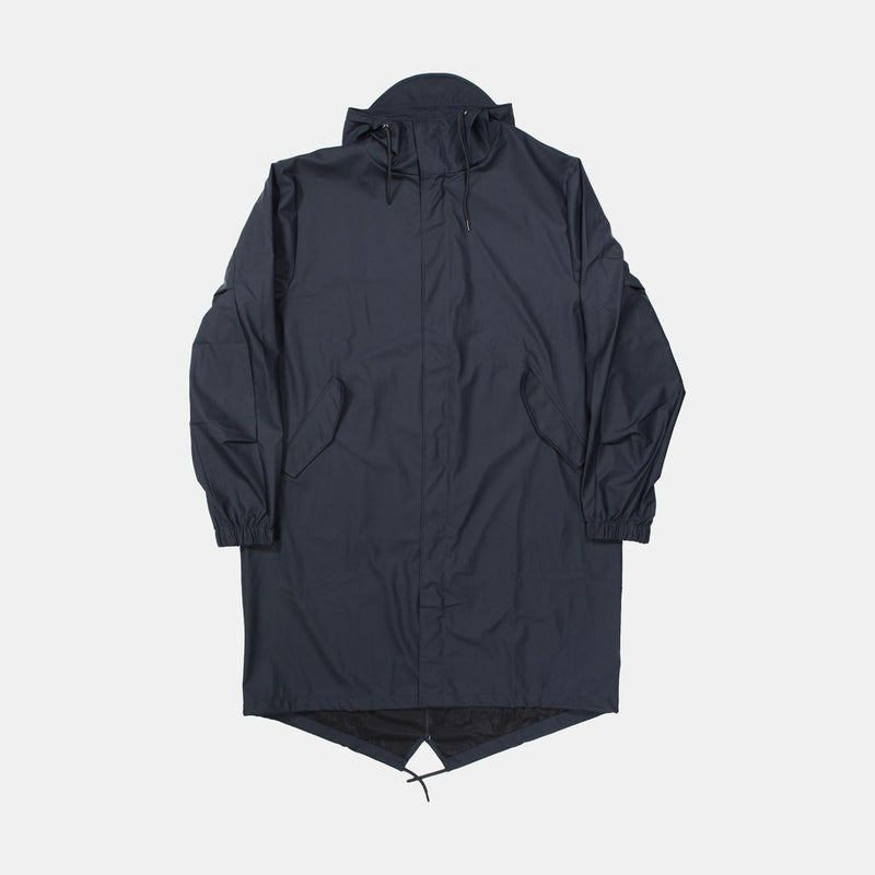 Rains Coat / Size XL / Long / Mens / Blue / Polyurethane
