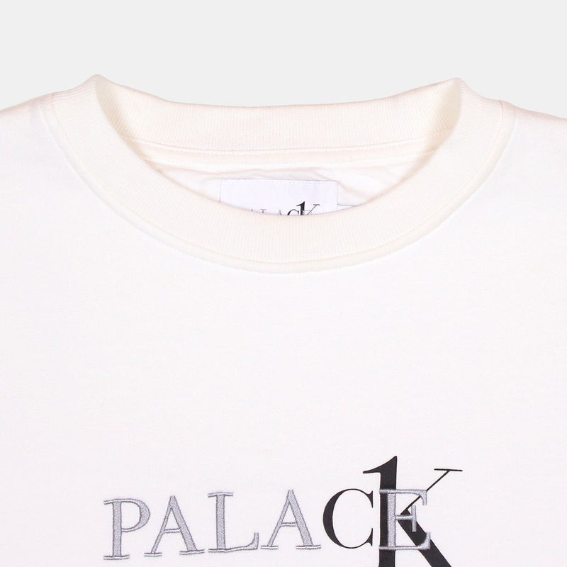Palace x Calvin Klein Sweatshirt / Size XL / Womens / White / Cotton