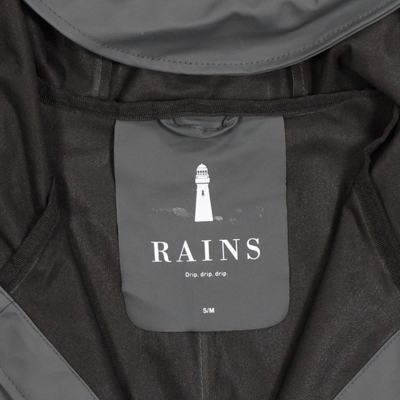 Rains Jacket / Size S / Mid-Length / Womens / Grey / Polyester
