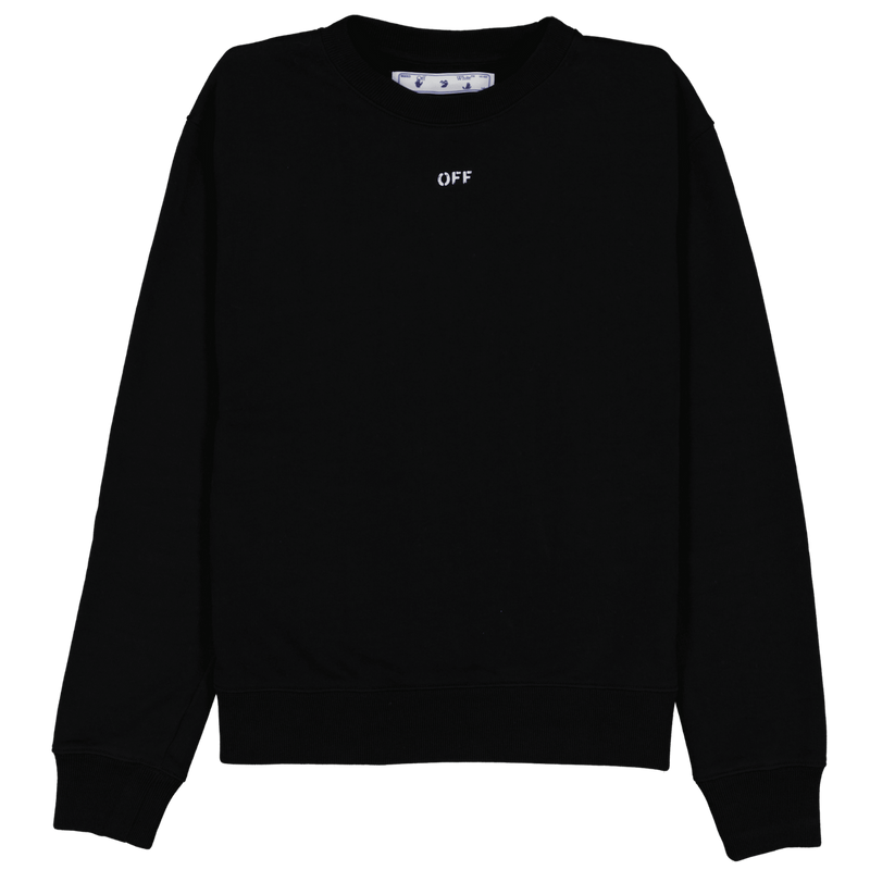Off White Black Stencil Sweatshirt Size S Small / Size S / Mens / Black / C...