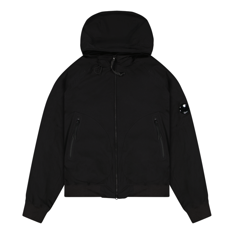 C.P. Company Black Pro-Tek Lens Sleeve Hooded Jacket Size Large / Size L / ...
