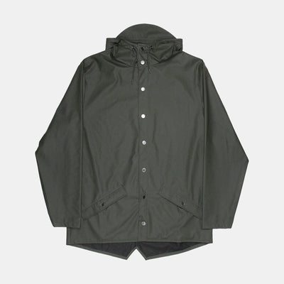 Rains Jacket / Size M / Mid-Length / Mens / Green / Polyester