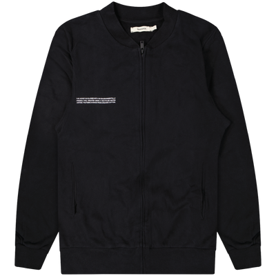 PANGAIA Black Organic Cotton Bomber Jacket Size Large / Size L / Mens / Bla...