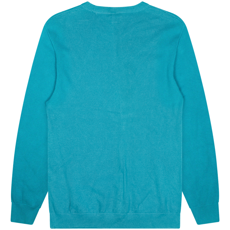 Supreme Blue Logo Stripe Pique Sweater Size Large / Size L / Mens / Blue / ...