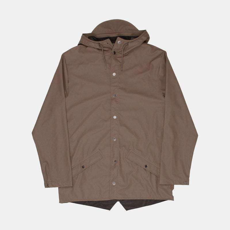 Rains Jacket / Size S / Short / Mens / Brown / Polyurethane
