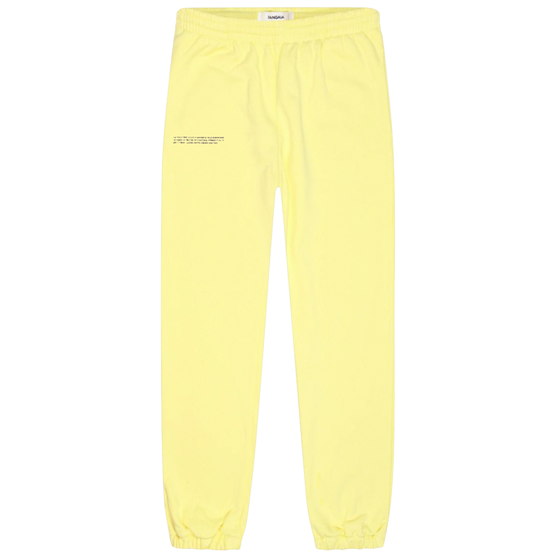 PANGAIA Yellow Funghi Capsule Recycled Cotton Track Pants Sweatpants Jogger...