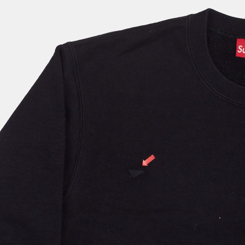 Supreme Pullover Sweater / Size L / Mens / Black / Cotton