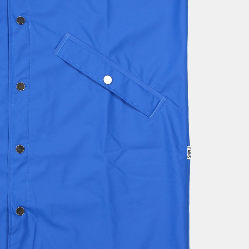 Rains Long Jacket / Size 3XS / Long / Mens / Blue / Polyurethane