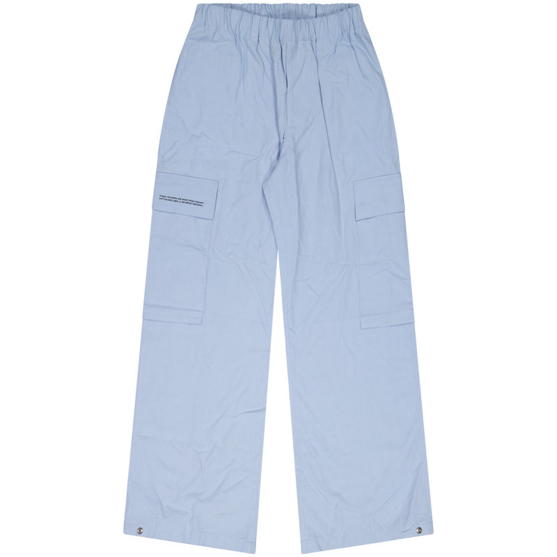 PANGAIA Blue Organic Cotton Cargo Trousers Size Extra Small / Size XS / Men...