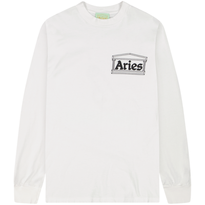 Aries White Age of Aries L/S Tee Tshirt Size M Meduim / Size M / Mens / White