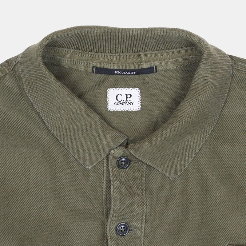 C.P. Company Polo / Size XL / Mens / Green / Cotton