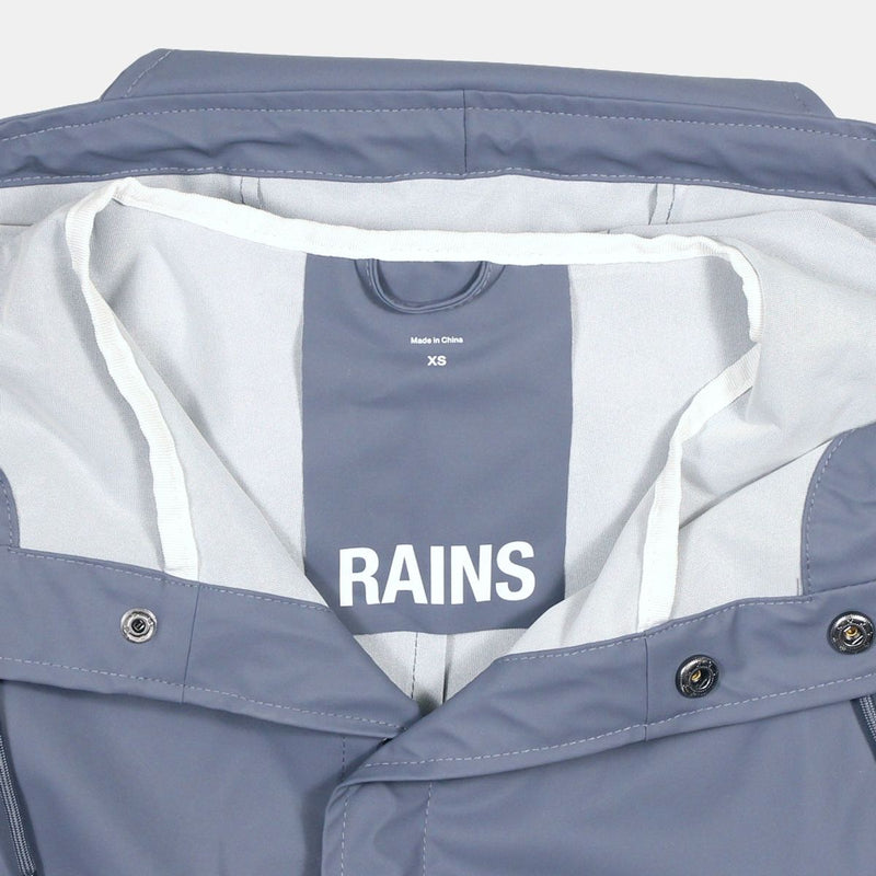 Rains Coat / Size XS / Mid-Length / Womens / Blue / Polyurethane