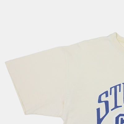 Stussy T-Shirt / Size L / Mens / Yellow / Cotton / RRP £45