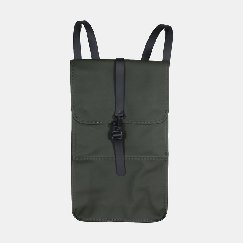 Rains Backpack  / Size Medium / Mens / Green / Polyester