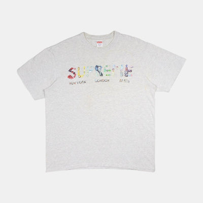 Supreme T-Shirt / Size M / Mens / Grey / Cotton