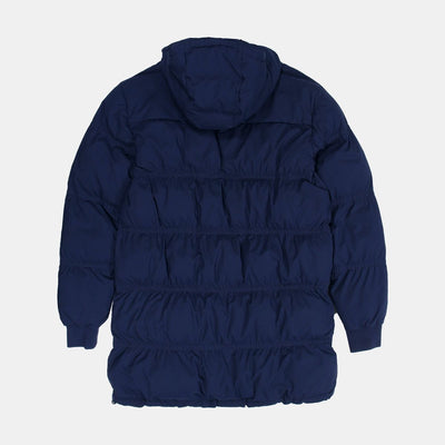 Raeburn x Finisterre Puffer Coat / Size M / Long / Mens / Blue / Polyester