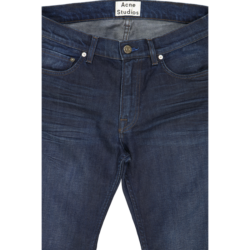 ACNE STUDIOS Blue Ace Oreo Jeans Slim Fit Size Meduim W32 L34