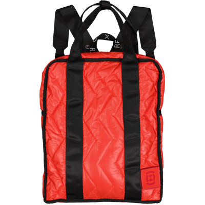 RÆBURN Red Backpack / Size One Size / Mens / Red / Polyester / RRP £180.00