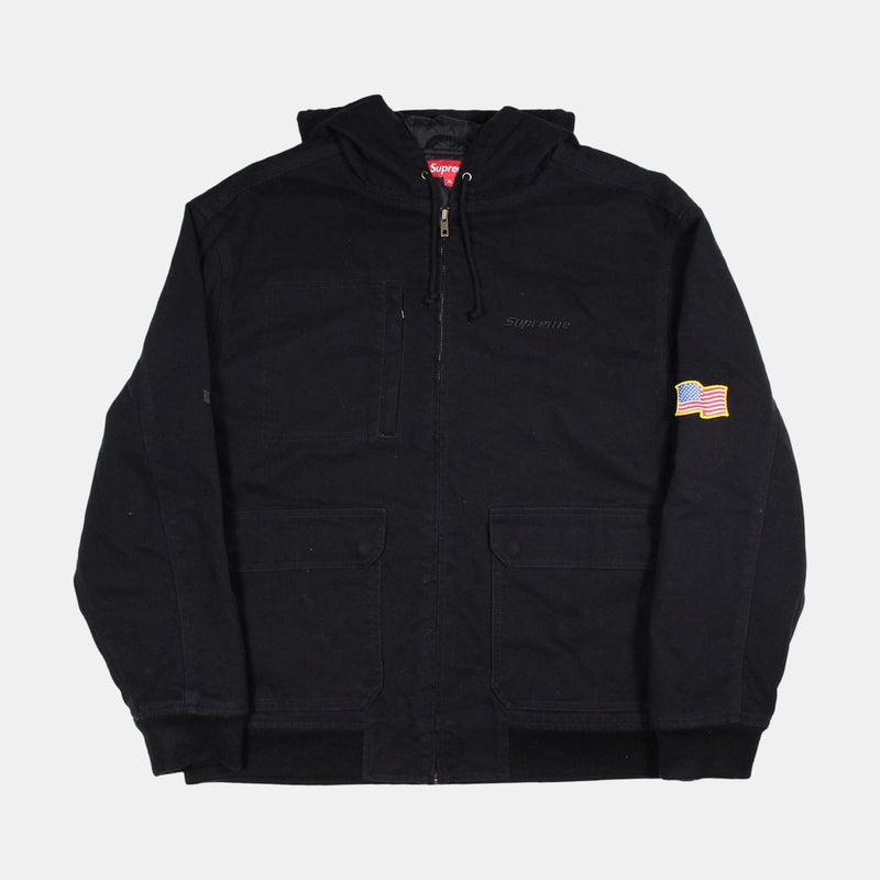 Supreme Jacket / Size XL / Mid-Length / Mens / Black / Cotton