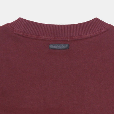 Burberry Pullover Sweatshirt / Size S / Womens / Red / Cotton Blend